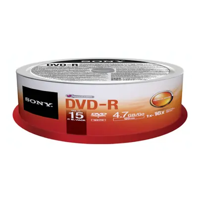 Sony DVD-R (15 pk Spindle)