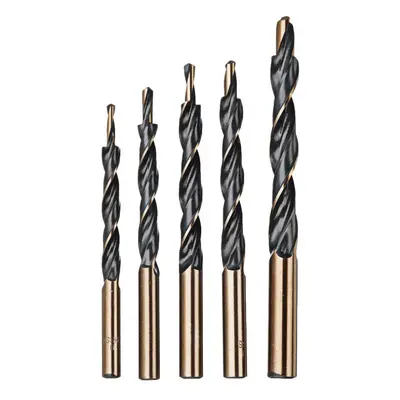 5Pcs Cobalt Drill HSS-Co Twist Step Drill Bits for Manual Pocket Hole Jig Master Metal Stainless