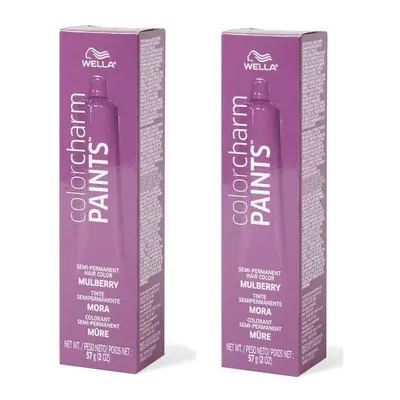 (Mulberry - Pack of 2) Wella Color Charm Paints MULBERRY Semi-Permanent