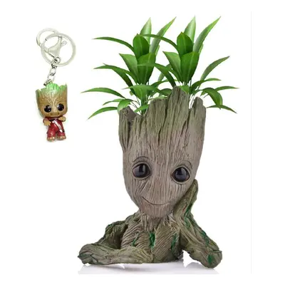 Groot Plant Pot Flowerpot Baby Groot Figures Cute Model, Succulent Planter Cute Green Plants Flo