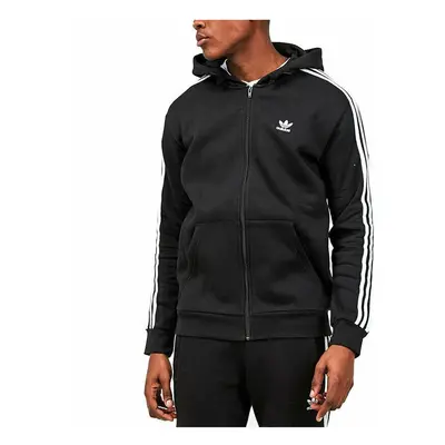 (Black, Medium) Adidas Mens Stripe Jacket