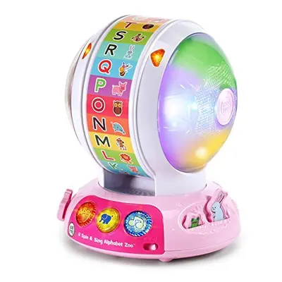 80-601460 Spin and Sing Alphabet Zoo Amazon Exclusive, Pink, Circular Wheel