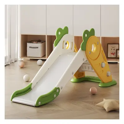 (Yellow) Lovely Folding Plastic Carrot Slide for Toddler