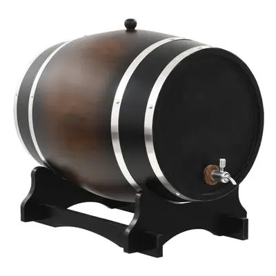 vidaXL Solid Pinewood Wine Barrel with Tap 35L Whiskey Tequila Container Cask