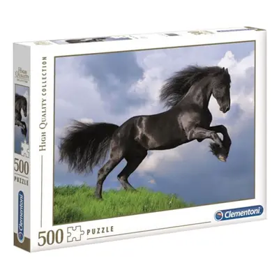 Clementoni Fresian Black Horse High Quality Jigsaw Puzzle (500 Pieces)