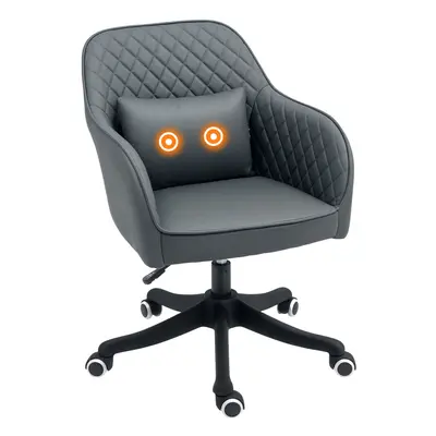 Vinsetto Office Chair with Rechargeable Vibration Massage, Grey