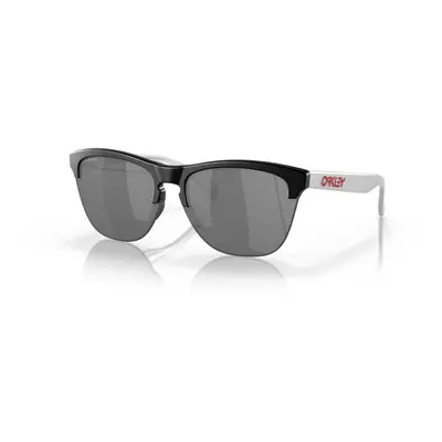 (Black Lenses, Matte Black Frame) Oakley Frogskins Lite Sports Sunglasses Square Stylish Driving