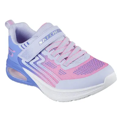 (11 UK Child, Blue/Lilac/Pink) Skechers Girls Microspec Max Advantage Shoes