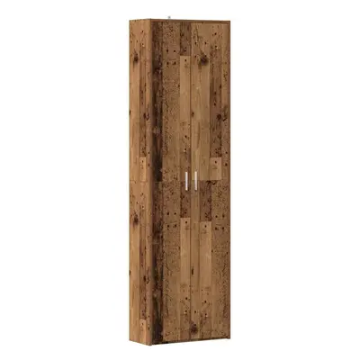 vidaXL Hallway Wardrobe Old Wood 55x25x189 cm Engineered Wood cabinet armoire