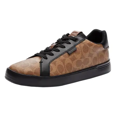 Coach Men's Lowline Signature Low Top Sneaker Tan Black