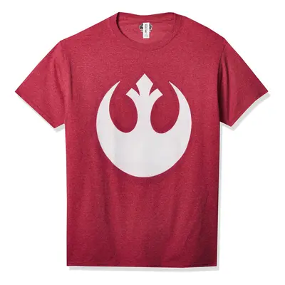 Star Wars Young Men's Alliance Emblem T-Shirt Red Heather Large