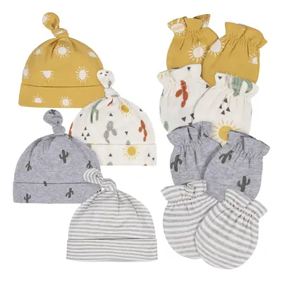 Gerber Baby 9-Piece Cap and Mitten Sets Southwest Months