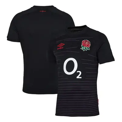 (5XL) 2022/23 England Rugby Shirt Alternate Jersey Black