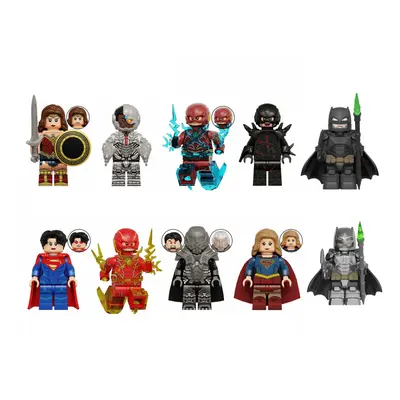 10pcs Marvel Avengers Super Heroes Mini Figures Dc Set Fit Lego