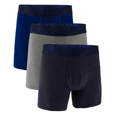 Under Armour Performance Cotton Boxer - Solid 6in 3-Pack Midnight Nav