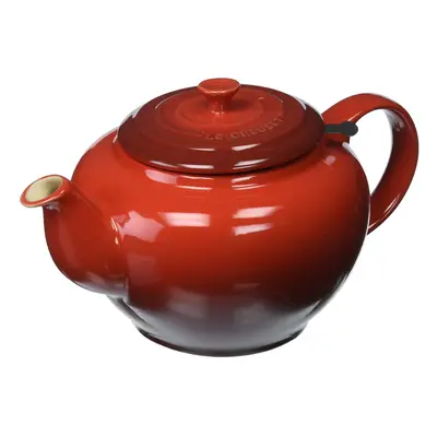 Le Creuset Stoneware Large Teapot with Stainless Steel Infuser Cerise Cherry Red