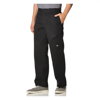 Dickies mens Big-tall Loose Fit Double Knee work utility pants Black