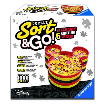 Ravensburger Disney Mickey Mouse Sort & Go Jigsaw Puzzle Accessory - Sturdy and Easy to Use Plas