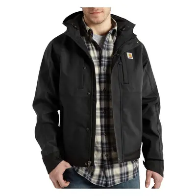 Carhartt Men's Big & Tall Quick Duck Harbor Jacket Black XXX-Large