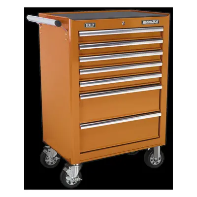 Rollcab Drawer with Ball-Bearing Slides - Orange