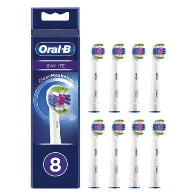 Oral-B 3D White Replacement Heads with Cleanmaximiser Technology