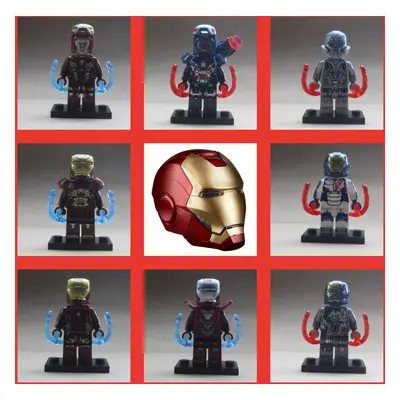 (Iron Man Pieces) Avengers Super Heroes Mini Figures Fits Lego Sets