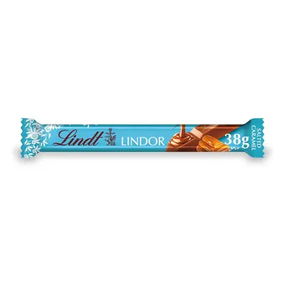 Lindt Lindor Salted Caramel Chocolate Bar g (Pack of 24)