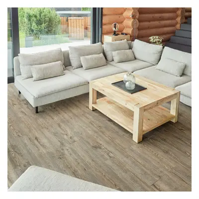 (Darker Bown Oak) Self-Adhesive Floor Planks - Planks Per Pack Covering 5mÂ² (53.8 ftÂ²) - Peel 