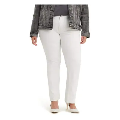 Levi's Women's Plus-Size Classic Straight Jeans Simply White US R