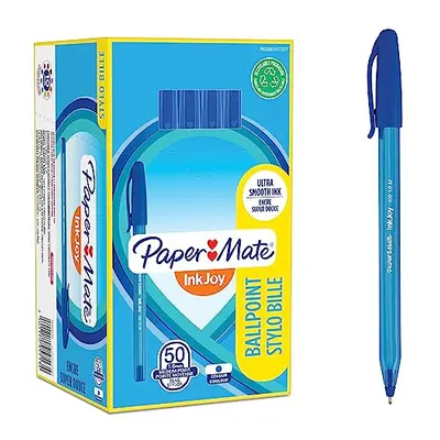 Paper Mate InkJoy 100ST Ballpoint Pens | Medium Point (1.0 mm) | Blue | Count