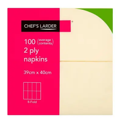 Chef's Larder Napkins Champagne Ply (Case of 20)