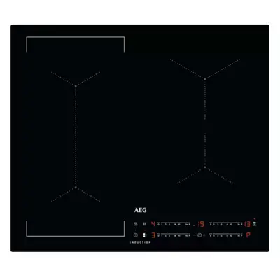 AEG IKX64441CB 4 Zone 60cm Bridge Induction Hob - Black