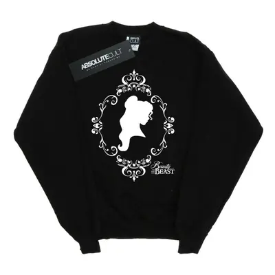 (XXL, Black) Disney Princess Womens/Ladies Belle Silhouette Sweatshirt