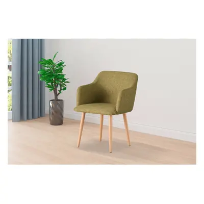 (GREEN ) MOF Classic Fabric Tub Chair Wing Back Armchair Sofa Vanity Bedroom Dressing Chair K5