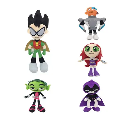 (5PCS/SET) 10'' Teen Titan Go Starfire Plush Toy Stuffed Doll