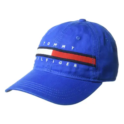 Tommy Hilfiger Men's Cotton Avery Adjustable Baseball Cap Nautical Bl