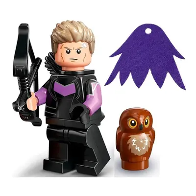 LEGO Marvel Series Minifigure: Hawkeye with Purple Maleficent Cape