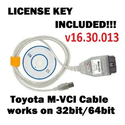 Toyota Mini VCI OBD Cable + Techstream 16.30.013 (2021 Version) Diagnostic Software J2534