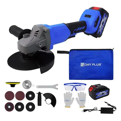 (21V Cordless Angle Grinder Makita Compatible ) Angle Grinder Set for Cutting Polishing Disc Cut