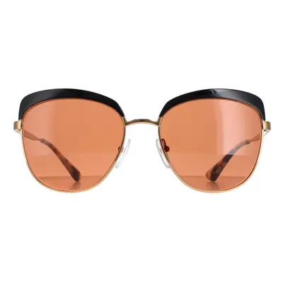 Prada Sunglasses PR51TS LAX6N0 Antique Gold Black Brown