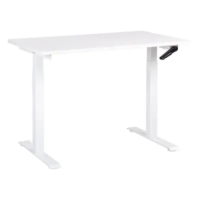 Adjustable Desk Manual White DESTINES