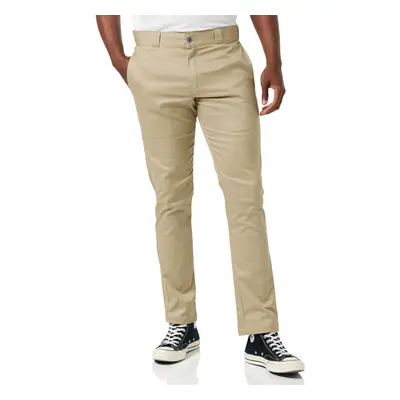 Dickies mens Skinny Straight-fit work utility pants Desert Sand 31W