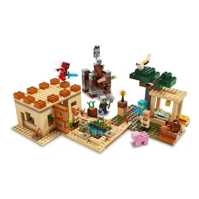 700pcs The Illager Raid Village Building Set Minecraft My World Series