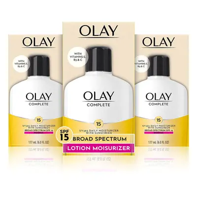 Olay Complete Lotion Moisturizer with Sunscreen SPF Normal 6.0 Fluid Ounce Count