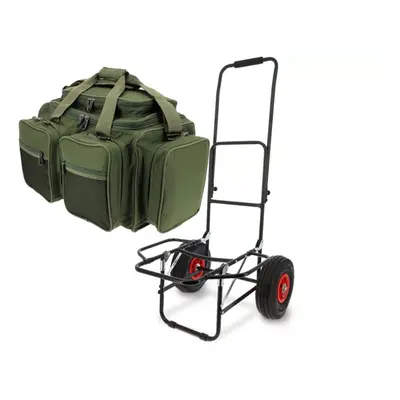 NGT QUICKFISH Trolley - Light Weight + Green XPR Carryall Bag