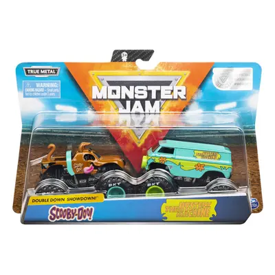 Monster Jam, Official Scooby Doo vs. Mysterty Machine Die-Cast Monster Trucks, 1:64 Scale, Pack