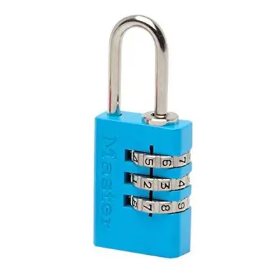 Master Lock 7620EURDCOLCC Combination Padlock in Aluminium, Random Color, x 5.5 x 0.9 cm