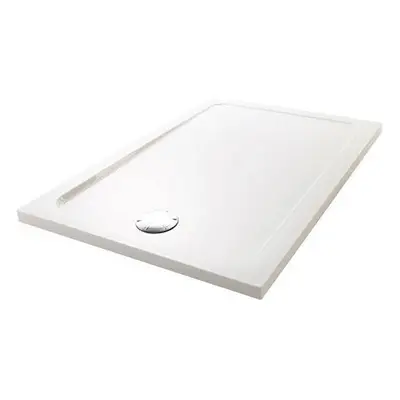 Mira Flight Shower Enclosure Tray Low Profile Rectangular Stone & Waste 1200x800