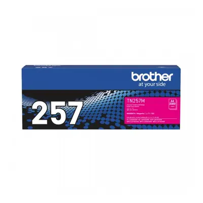 Brother TN257 Magenta Ink Cartridge Toner TN-257M Genuine Original