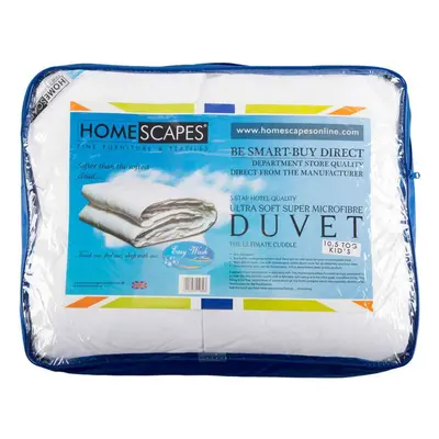 Homescapes Kids 10.5 Tog Super Microfibre Duvet